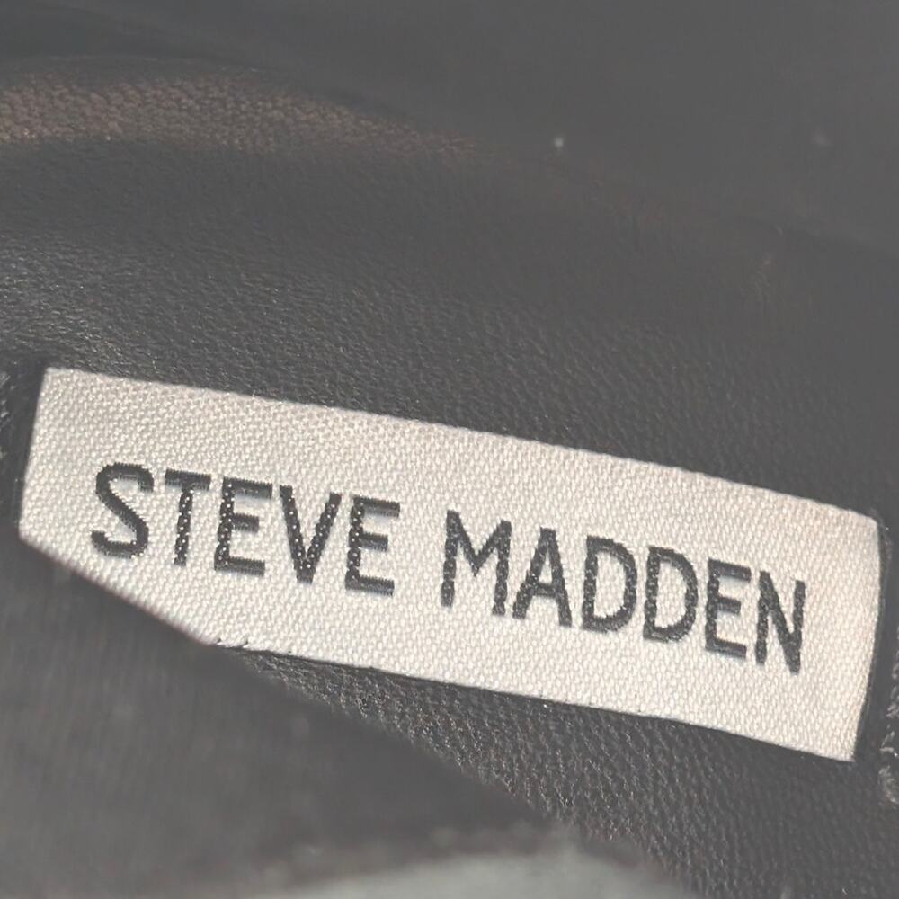 Steve Madden Silvee Pointed Toe Chunky Heels Ankl… - image 8